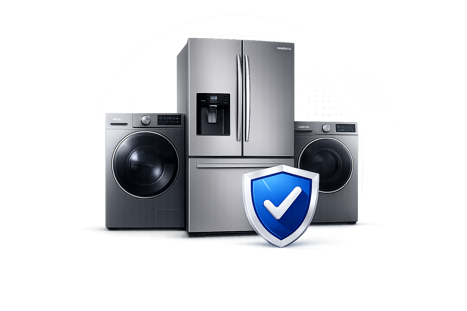 Refrigerator, washer and dryer protected by ALAS